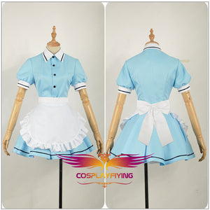 Blend S Burendo Esu Kaho Hinata Cos Women Skirt Lady Apron Maid Servant Cosplay Costume