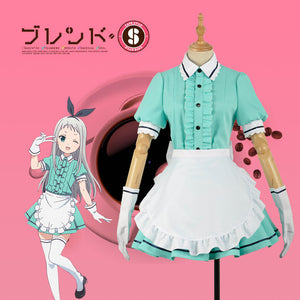 Cosplayflying - Buy Blend S Burendo Esu Kanzaki Hideri Green Cos Women Skirt Lady Apron Maid Servant Cosplay Costume Adult Outfit Clothing Dress Cosplayflying - Buy Blend S Burendo Esu Kanzaki Hideri Green Cos Women Skirt Lady Apron Maid Servant Cosplay Costume Adult Outfit Clothing Dress