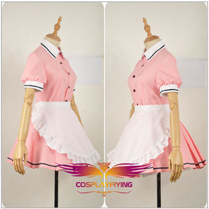 Blend S Burendo Esu Sakuranomiya Maika Cos Women Skirt Lady Apron Maid Servant Cosplay Costume