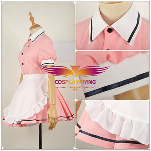 Blend S Burendo Esu Sakuranomiya Maika Cos Women Skirt Lady Apron Maid Servant Cosplay Costume