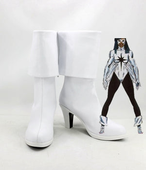 Captain Marvel Spectrum Monica Rambeau Cosplay Shoes Boots Custom Made for Adult Men and Women