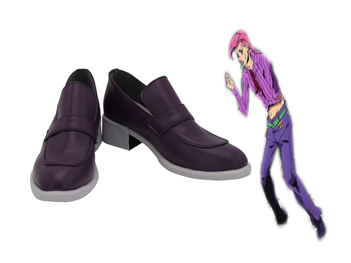 Comics Anime JoJo's Bizarre Adventure Diavolo Cosplay Shoes Boots Custom Made for Adult Men and Women Halloween Carnival