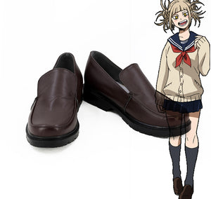 Comics My Hero Academia Himiko Toga Cosplay Shoes Boots Custom Made for Adult Men and Women Halloween Carnival