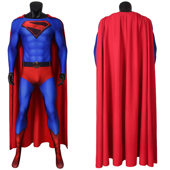 DC Crisis on Infinite Earths Superman Clark Kent Jumpsuit Cosplay Costume Halloween Carnival Luxurious Version