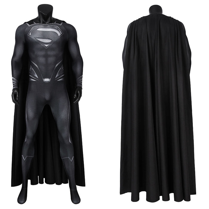 DC Movie Justice League Superman Clark Kent Jumpsuit Cosplay Costume for Halloween Carnival Simple Version