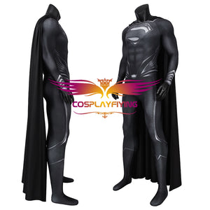 DC Justice League JLA Superman Clark Kent Jumpsuit Cosplay Costume for Halloween Carnival Luxurious Version