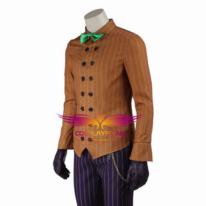 DC Comics Arkham Knight Joker Cosplay Costume Version B for Halloween Carnival