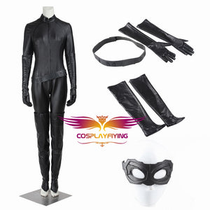 DC Comics Batman 3: The Dark Knight Rises Catwoman Selina Kyle Cosplay Costume for Halloween Carnival