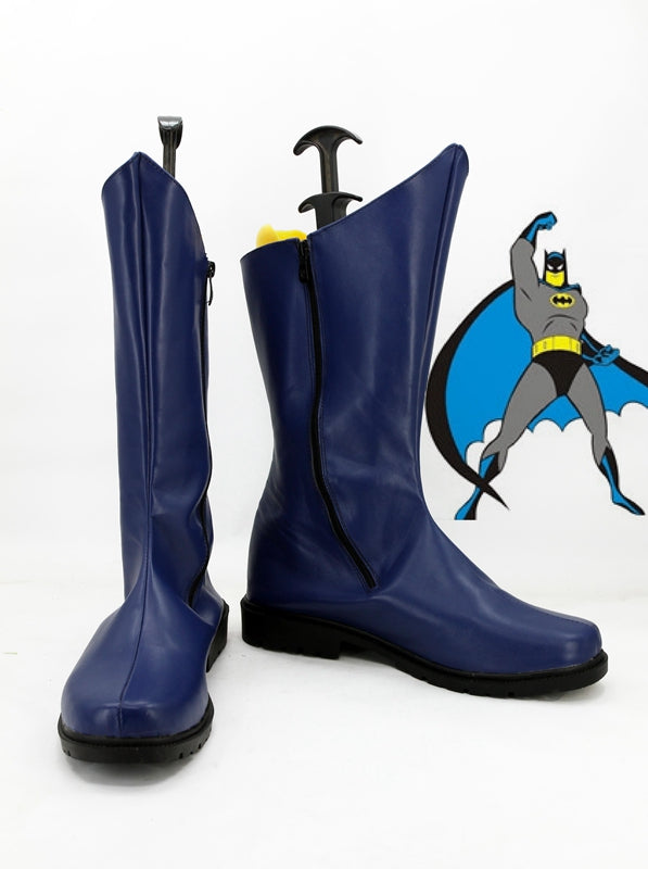 DC Comics Batman Bruce Wayne Cosplay Shoes Boots Custom Made for Adult Men and Women