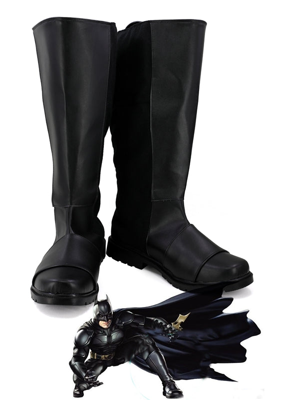 DC Comics Batman Bruce Wayne Cosplay Shoes Boots Custom Made for Adult Men and Women Halloween Carnival