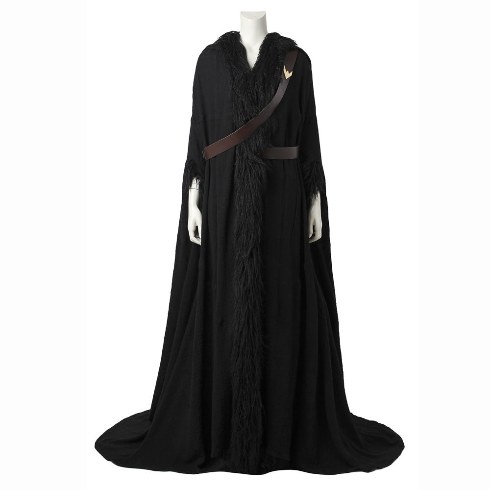  Halloween Cosplay Black Theme Cape Costume with Hood& Headband   Dressing ready for Anime Carnival , Role Play, Stage Performance, Comic  Con Party : Clothing, Shoes & Jewelry