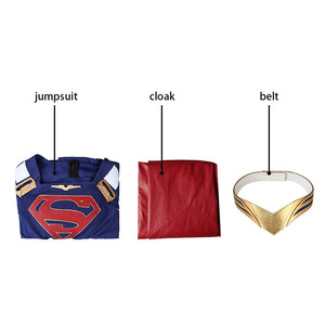 DC Comics Supergirl Kara Zor -El Jumpsuit for Adult Women Halloween Carnival