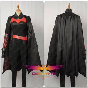 DC Comics TV Batwoman Kathy Kane Black Jumpsuits Cosplay Costume Custom Made for Adult Women Carnival Halloween Version A