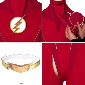 DC Comics The Flash Season 6 Barry Allen Cosplay Costume Version B for Halloween Carnival