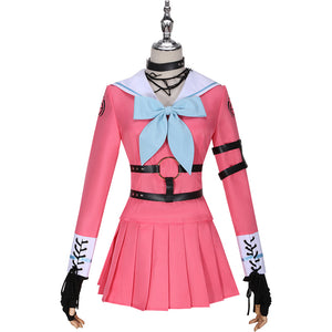 Danganronpa Dangan Ronpa Iruma Miu Sailor Suit Cosplay Costume Halloween Carnival