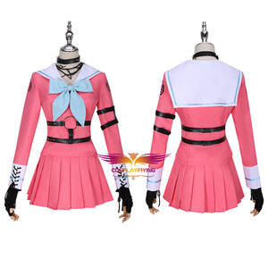 Danganronpa Dangan Ronpa Iruma Miu Sailor Suit Cosplay Costume Halloween Carnival