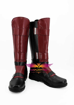 Deadpool Wade Winston Wilson Cosplay Shoes Boots Custom Made for Adult Men and Women