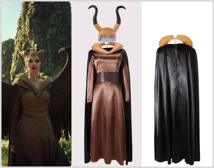 Disney Movie Maleficent 2: Mistress of Evil Maleficent Cosplay Costume Custom Made Adult Halloween Carnival Party