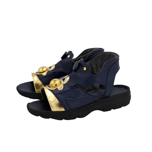 Disney Twisted-Wonderland Aladdin Kalim Al-Asim Cosplay Shoes Boots Men Women Halloween Carnival