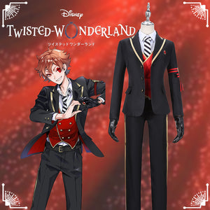 Disney Twisted-Wonderland Alice in Wonderland Ace Trappola Cosplay Costume Halloween Carnival