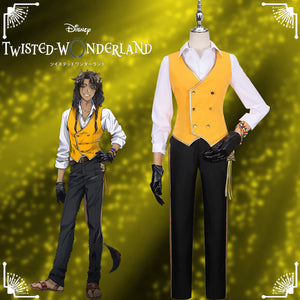 Disney Twisted-Wonderland Savanaclaw Leona Kingscholar Uniform Cosplay Costume Halloween Carnival