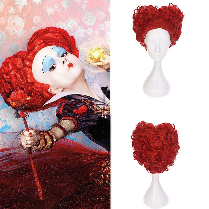 Disney Movie Alice in Wonderland The Red Queen Cosplay Wig for Halloween Carnival