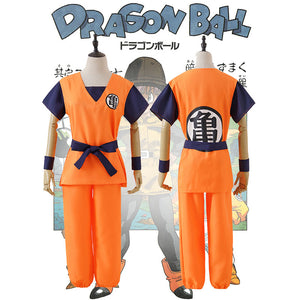 Dragon Ball Z Son Goku Kakarotto Cosplay Costume for KidsAdult Halloween Carnival