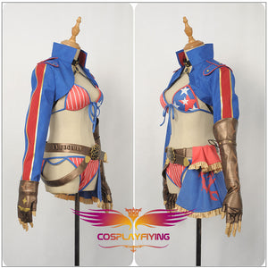 FGO Miyamoto Musashi Swimsuit Cosplay Costume for Halloween Women Girls Sexy Swimwear Custom Made