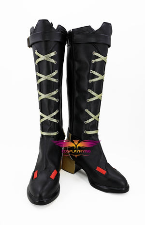 FPS Game OW Overwatch Ashe Cosplay Shoes Boots Custom Made for Adult Men and Women Halloween Carnival
