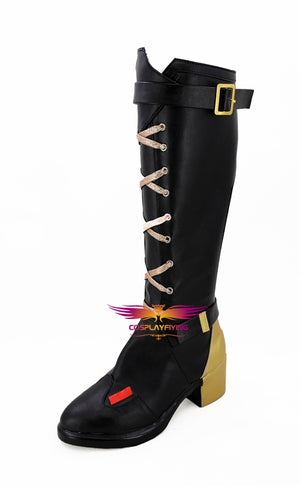FPS Game OW Overwatch Ashe Cosplay Shoes Boots Custom Made for Adult Men and Women Halloween Carnival