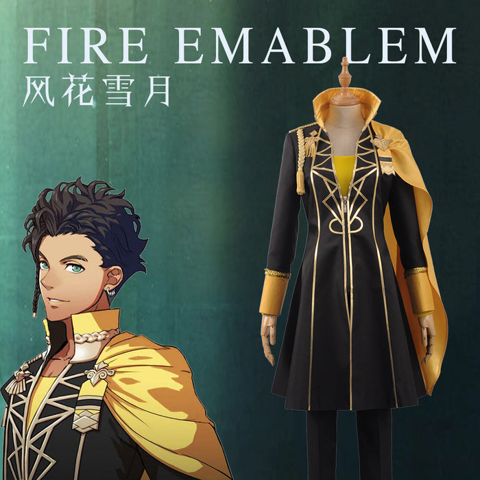 Fire Emblem: Three Houses Claude von Regan Fancy Battle Stage Girls Boys Cosplay Costume Adult Outfit