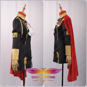 Fire Emblem: Three Houses Edelgard Fancy Battle Stage Girls Boys Cosplay Costume Adult Outfit