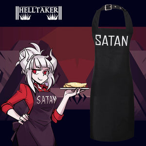 Game Helltaker Satan Apron Cosplay Costume Halloween Carnival Party