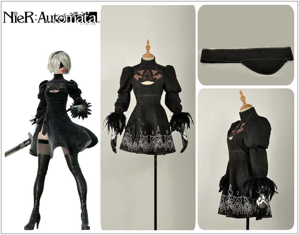 NieR: Automata 2B YoRHa No.2 Type B Halloween Cosplay Costume