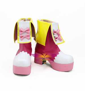 Game Anime Aikatsu! Hoshimiya Ichigo Cosplay Shoes Boots Custom Made for Adult Men and Women Halloween Carnival