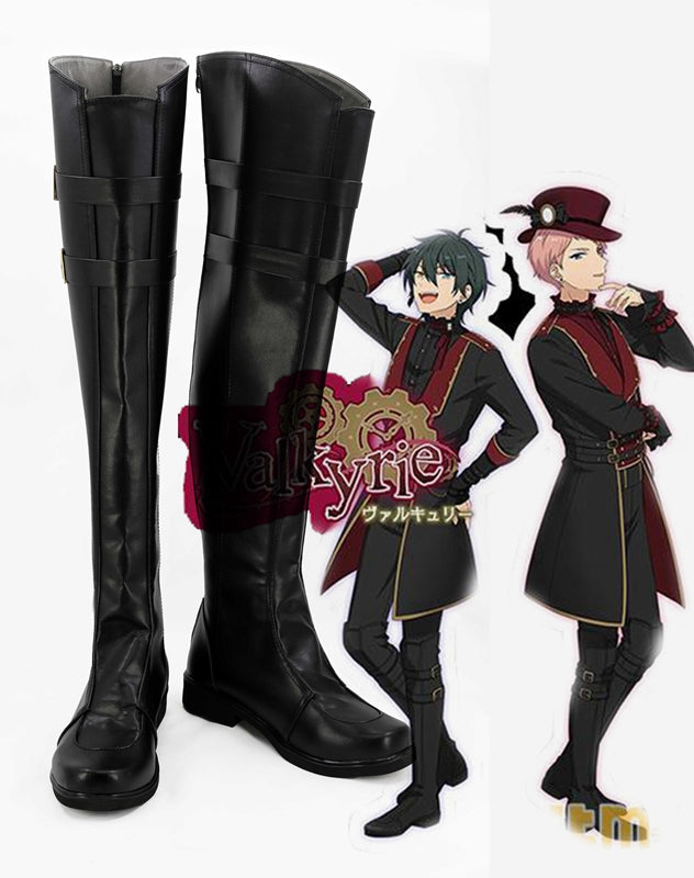 Game Anime Ensemble Stars Mika/Itsuki Shuu Cosplay Shoes Boots Custom Made for Adult Men and Women Halloween Carnival