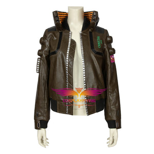 Game Cyberpunk 2077 V the Female Player Cosplay Costume Full Set for Halloween Carnival