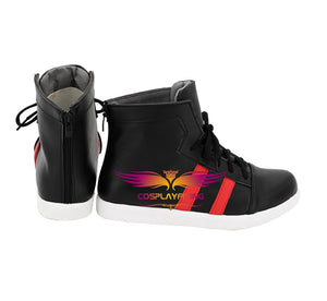 Game DRB Division Rap Battle Hypnosis Mic Yamada Ichiro Cosplay Shoes Boots Custom Made for Adult Men and Women Halloween Carnival