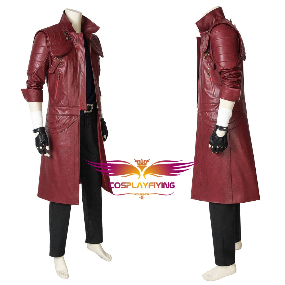 Devil May Cry Cosplay, Dante PU Leather Costume Set