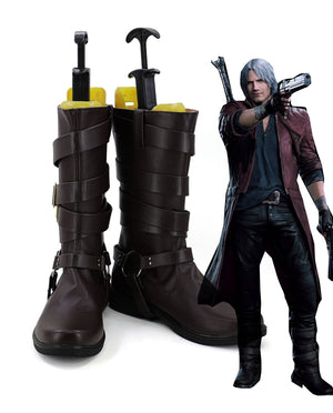 Game Devil May Cry 6 Dante Tony Redgrave Cosplay Shoes Boots Custom Made for Adult Men and Women Halloween Carnival