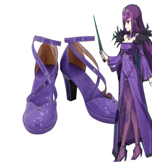 Game FGO Fate/Grand Order Scáthach-Skaði Cosplay Shoes Boots Custom Made for Adult Men and Women Halloween Carnival