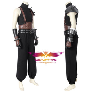 Game FINAL FANTASY VII FFVII FF7 Cloud Strife Cosplay Costume Full Set for Halloween Carnival