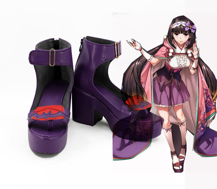 Game Fate/Grand Order Osakabehime Cosplay Shoes Boots Custom Made for Adult Men and Women Halloween Carnival