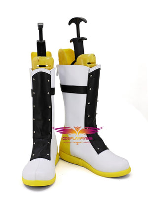 Game Idolish 7 MOMO Cosplay Shoes Boots Custom Made for Adult Men and Women Halloween Carnival