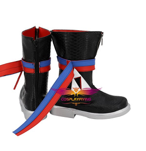 Game Idolish 7 Kujo Tenn Cosplay Shoes Boots Custom Made for Adult Men and Women Halloween Carnival