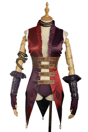 Game Injustice: Gods Among Us Ultimate Edition Harley Quinn Cosplay Costume Dress Skirt Outfit