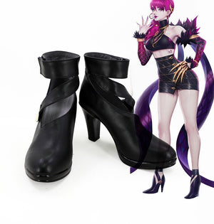 Game LOL League of Legends Agony's Embrace Evelynn Cosplay Shoes Boots Custom Made for Adult Men and Women Halloween Carnival