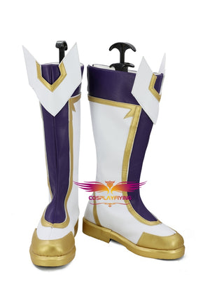 Game LOL League of Legends the Prodigal Explorer Ezreal Cosplay Shoes Boots Custom Made for Adult Men and Women Halloween Carnival