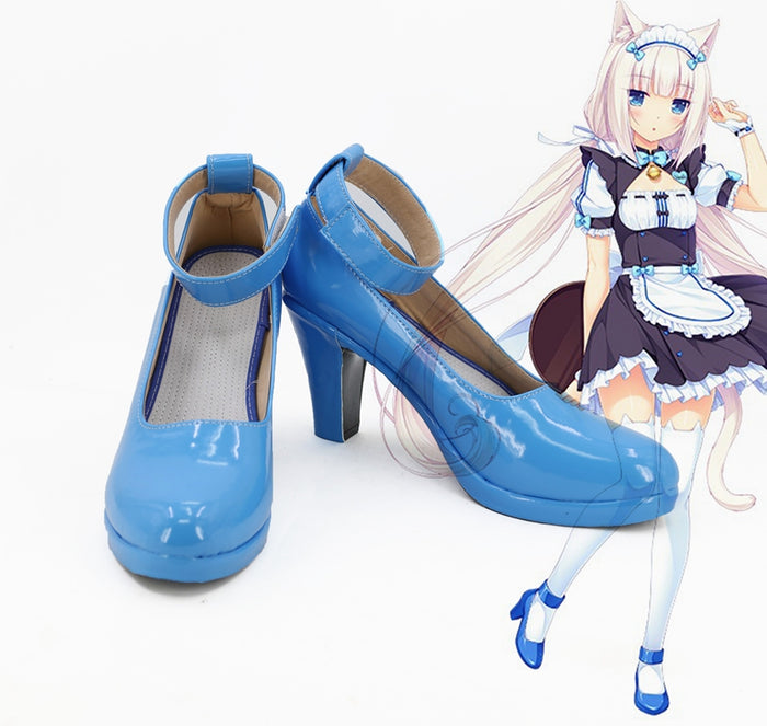 Game NEKOPARA Vanilla Cosplay Shoes Boots Custom Made for Adult Men and Women Halloween Carnival