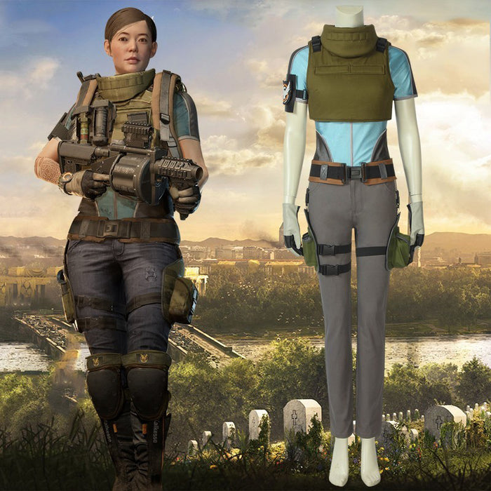 Game Tom clancy's The Division 2 Female Character Cosplay Costume Full Set for Halloween Carnival